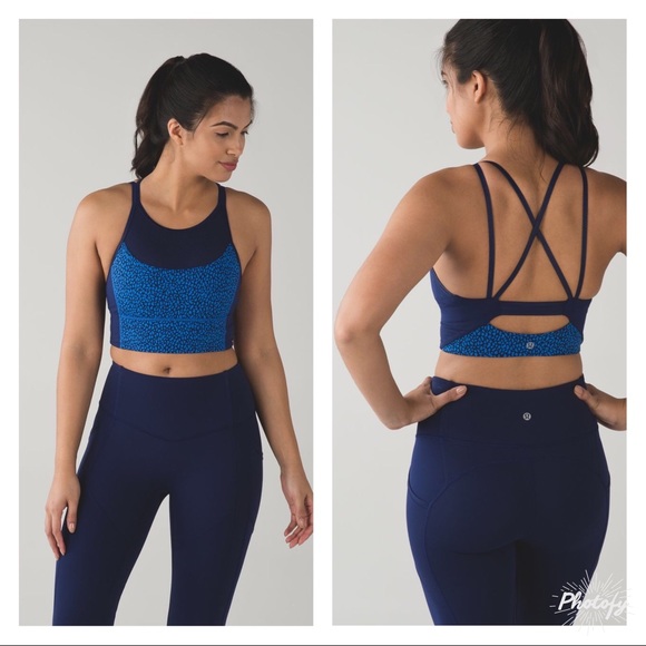 lululemon clip in long line bra